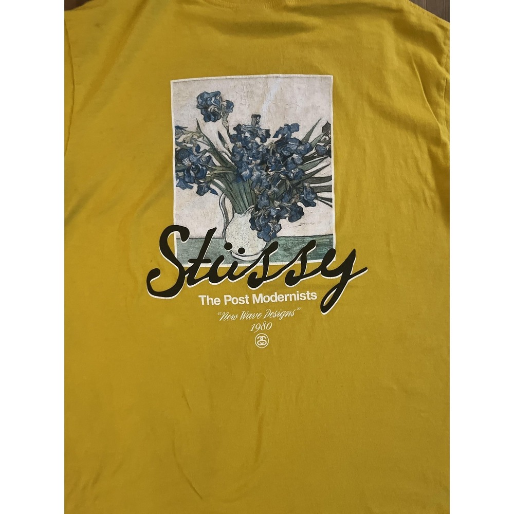 Stussy Yellow Graphic Short Sleeve Tee